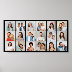 Creëer Your Ewn 18 Photo Collage Poster