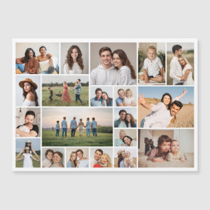 Creëer Your Ewn 20 Photo Collage Magnetic Kaart