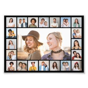 Creëer Your Ewn 21 Foto Collage Foto Enlargement Afdruk