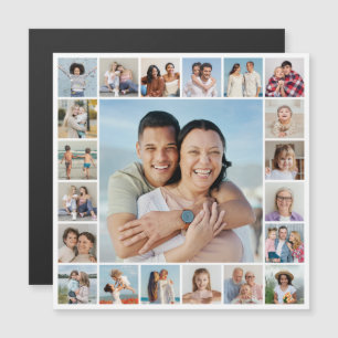 Creëer Your Ewn 21 Photo Collage Magnetic Kaart