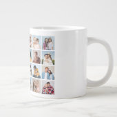 Creëer Your Ewn 24 Photo Collage Extra Grote Beker (Rechts)