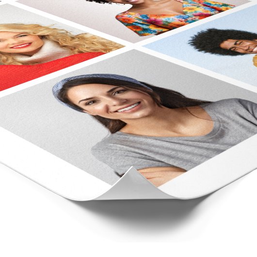 Creëer Your Ewn 24 Photo Collage Poster (Hoek)