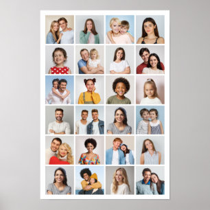 Creëer Your Ewn 24 Photo Collage Poster