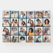 Creëer Your Ewn 24 Photo Collage Spandoek (Horizontaal)