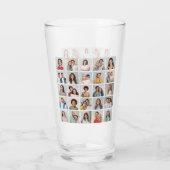 Creëer Your Ewn 25 Photo Collage Glas (Achterkant)