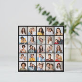 Creëer Your Ewn 25 Photo Collage Kaart (Staand voorkant)