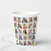 Creëer Your Ewn 25 Photo Collage Papieren Bekers (Voorkant)