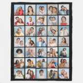 Creëer Your Ewn 35 Photo Collage Fleece Deken (Voorkant)