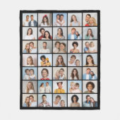 Creëer Your Ewn 35 Photo Collage Fleece Deken (Voorkant)
