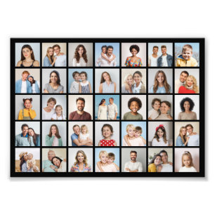 Creëer Your Ewn 35 Photo Collage Photo Enlargement Foto Afdruk