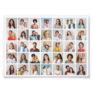 Creëer Your Ewn 35 Photo Collage Photo Enlargement Foto Afdruk