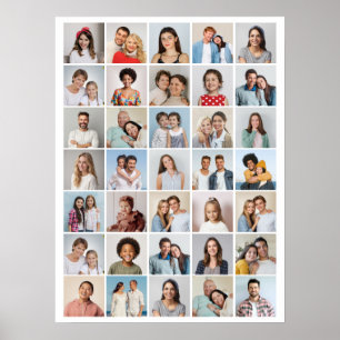 Creëer Your Ewn 35 Photo Collage Poster