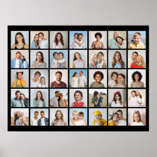 Creëer Your Ewn 35 Photo Collage Poster