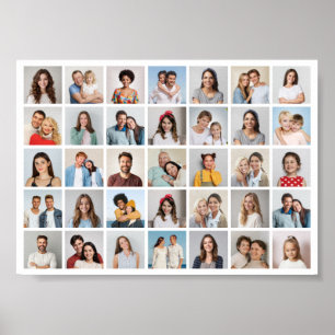 Creëer Your Ewn 35 Photo Collage Poster