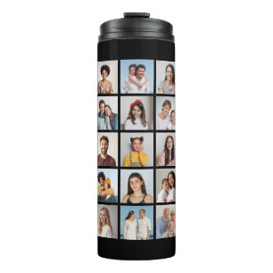 Creëer Your Ewn 35 Photo Collage Thermosbeker