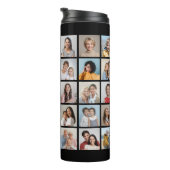 Creëer Your Ewn 35 Photo Collage Thermosbeker (Geroteerd rechts)
