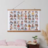 Creëer Your Ewn 48 Photo Collage Hangend Wandkleed (Slaapkamer)
