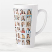 Creëer Your Ewn 48 Photo Collage Latte Mok (Rechts)