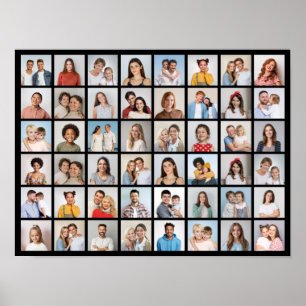 Creëer Your Ewn 48 Photo Collage Poster
