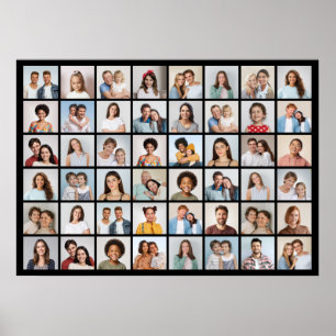 Creëer Your Ewn 48 Photo Collage Poster