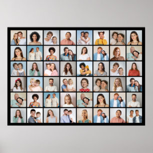 Creëer Your Ewn 48 Photo Collage Poster