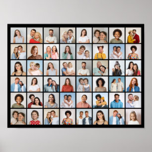 Creëer Your Ewn 48 Photo Collage Poster