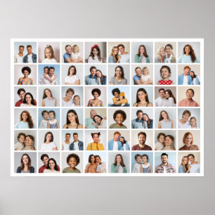 Creëer Your Ewn 48 Photo Collage Poster