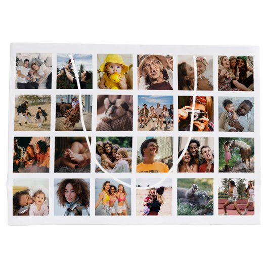 Creëer Your Ewn 48 Square Photo Groot Cadeauzakje (Achterkant)