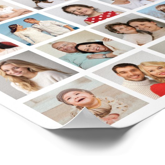 Creëer Your Ewn 49 Photo Collage Poster (Hoek)