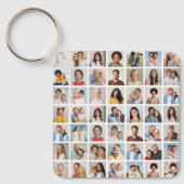 Creëer Your Ewn 49 Photo Collage Sleutelhanger (Voorkant)