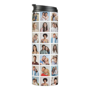 Creëer Your Ewn 49 Photo Collage Thermosbeker