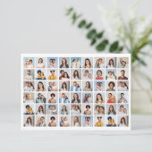 Creëer Your Ewn 54 Photo Collage Kaart (Staand voorkant)