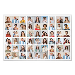 Creëer Your Ewn 54 Photo Collage Photo Enlargement Foto Afdruk