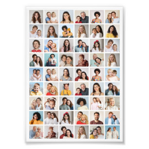 Creëer Your Ewn 54 Photo Collage Photo Enlargement Foto Afdruk
