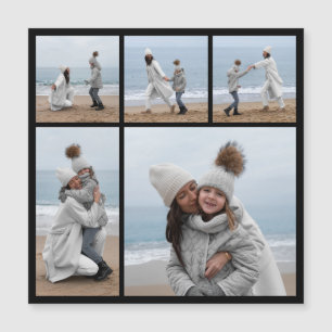 Creëer Your Ewn 5 Photo Collage Magnetic Kaart