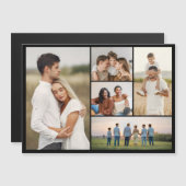 Creëer Your Ewn 5 Photo Collage Magnetic Kaart (Voorkant / Achterkant)