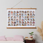 Creëer Your Ewn 60 Photo Collage Hangend Wandkleed (Slaapkamer)