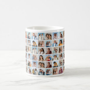 Creëer Your Ewn 60 Photo Collage Koffiemok