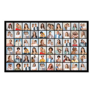 Creëer Your Ewn 60 Photo Collage Photo Enlargement Foto Afdruk
