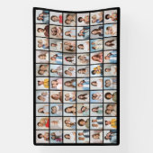 Creëer Your Ewn 60 Photo Collage Spandoek (Verticaal)