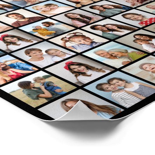 Creëer Your Ewn 63 Photo Collage Poster (Hoek)