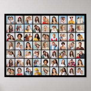 Creëer Your Ewn 63 Photo Collage Poster