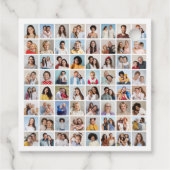 Creëer Your Ewn 64 Photo Collage Bedankjes Labels (Achterkant)