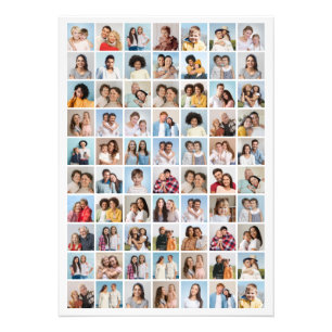 Creëer Your Ewn 70 Photo Collage Foto Afdruk