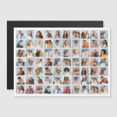 Creëer Your Ewn 70 Photo Collage Magnetic Kaart (Voorkant / Achterkant)