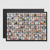 Creëer Your Ewn 70 Photo Collage Magnetic Kaart (Voorkant / Achterkant)