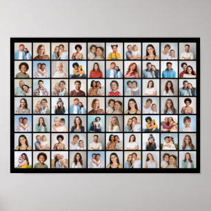 Creëer Your Ewn 70 Photo Collage Poster