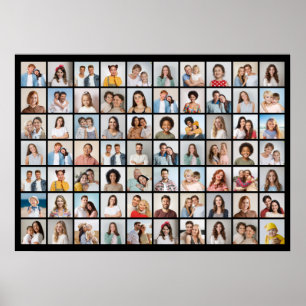 Creëer Your Ewn 70 Photo Collage Poster