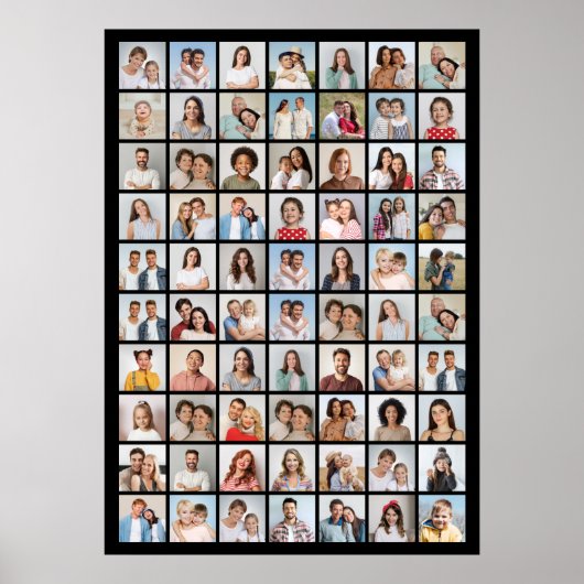 Creëer Your Ewn 70 Photo Collage Poster (Voorkant)