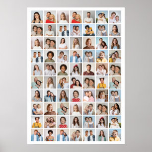 Creëer Your Ewn 70 Photo Collage Poster